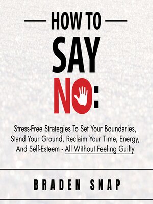 cover image of How to Say No